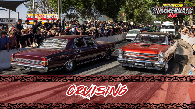Cruising at Aeroflow Summernats NZ