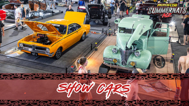 Show Cars at Aeroflow Summernats NZ