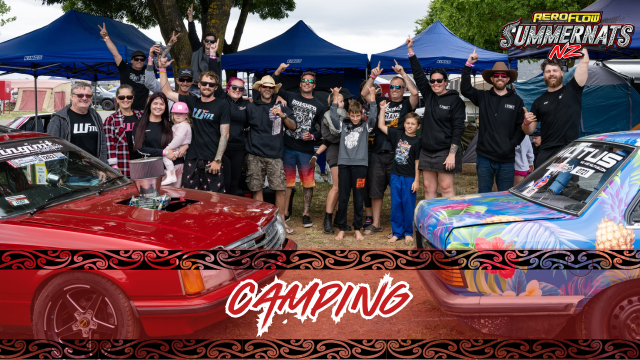 Camping at Aeroflow Summernats NZ